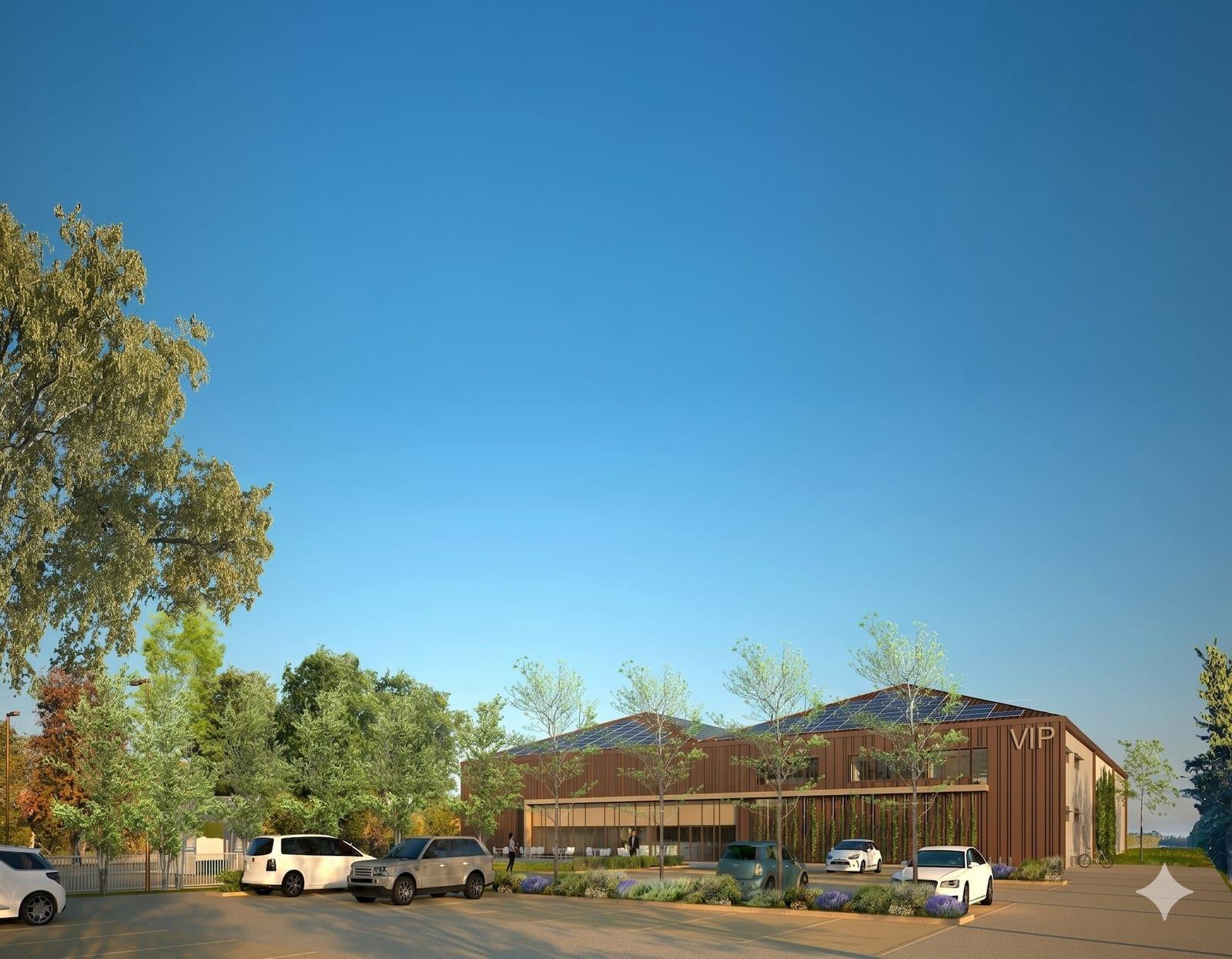 Vue d’ambiance du complexe Ventoux Indoor Padel